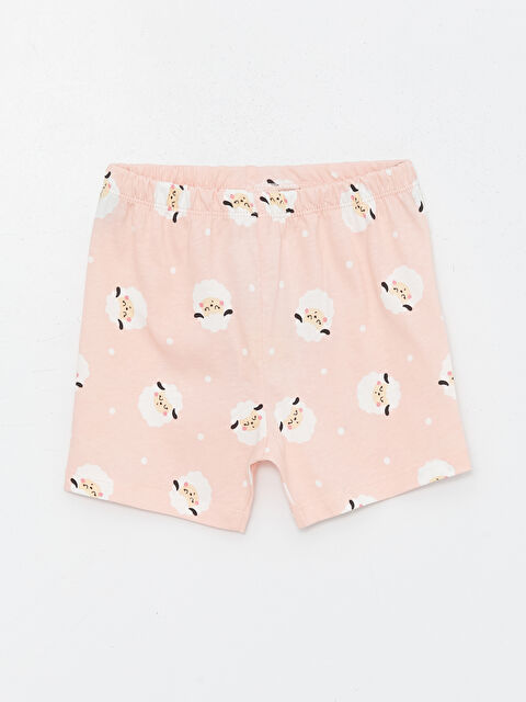 LCW ECO Beli Lastikli Baskılı Kız Bebek Pijama Alt - S4GK54Z1-LSZ