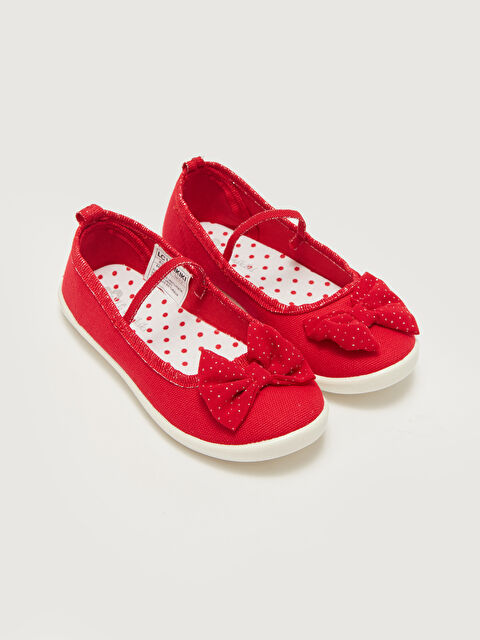 LCW STEPS Bow Detailed Girl's Flat Shoe - S4GM57Z4-CRT