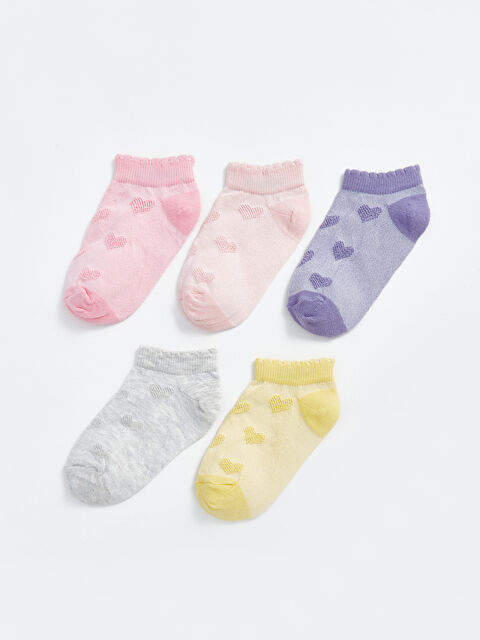 LCW baby Chaussettes d'entraînement À motifs pour Filles Bébé Lot de 5 pièces - S4GO64Z1-JM1