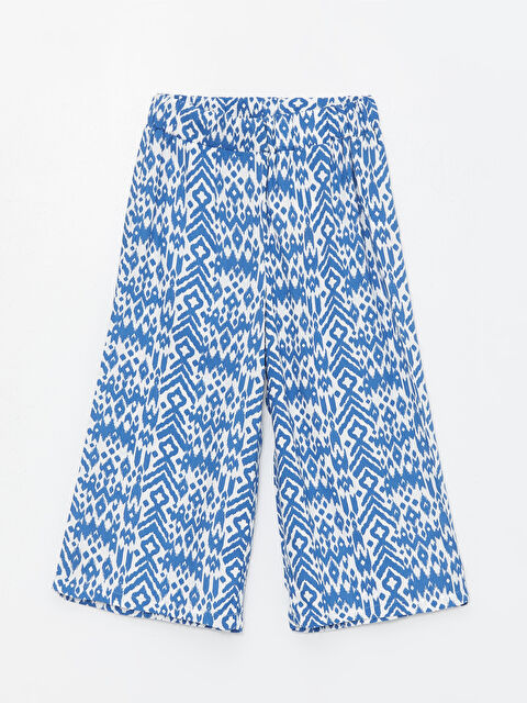 LCW ECO Beli Lastikli Desenli Kız Çocuk Kapri - S4H101Z4-LQQ