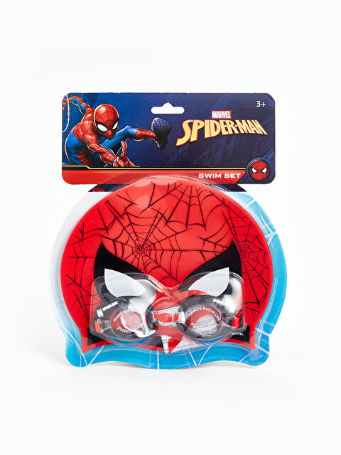 LCW ACCESSORIES Spdierman Baskılı Erkek Çocuk Bone ve Gözlük - S4H135Z4-M0T