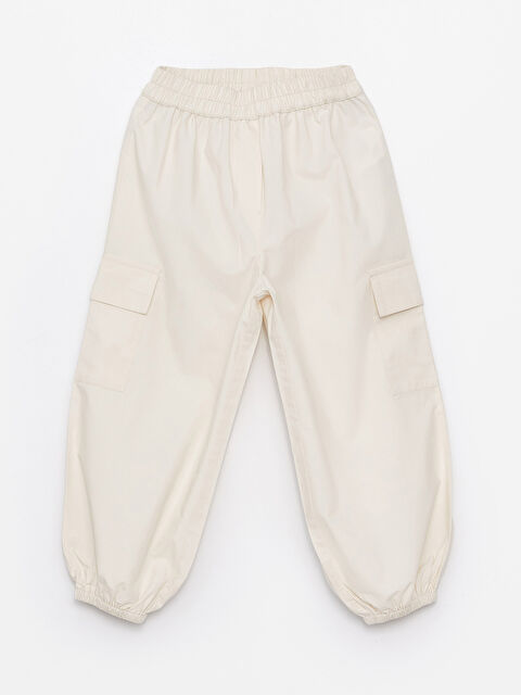 LCW Kids Elasticated Waist Girls' Cargo Trousers - S4H451Z1-VB3