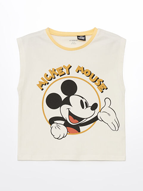 LCW Kids Mickey Mouse Baskılı Erkek Çocuk Atlet - S4HB16Z1-QVK