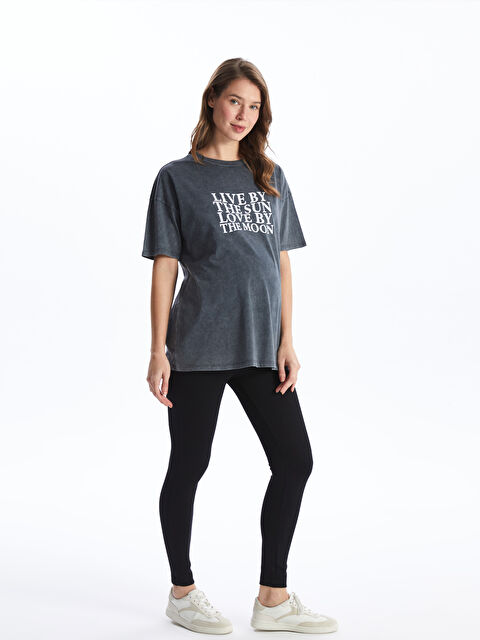 LCWAIKIKI Maternity Karın Panelli Düz Hamile Tayt - S4HF98Z8-CVL