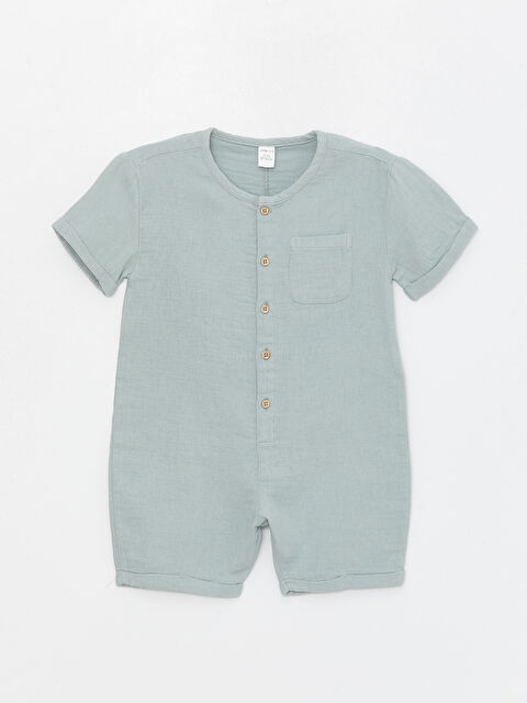 LCW ECO یه‌خه‌ خڕ قۆڵ كورت جەمپسوتی سادەی بنەڕەتی بۆ منداڵانی کوڕ - S4HG32Z1-YB9