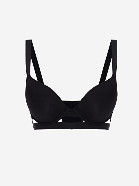 LCW DREAM Balenli Dolgusuz Düz Fantezi Tişört Sütyen - S4HG90Z8-CVL