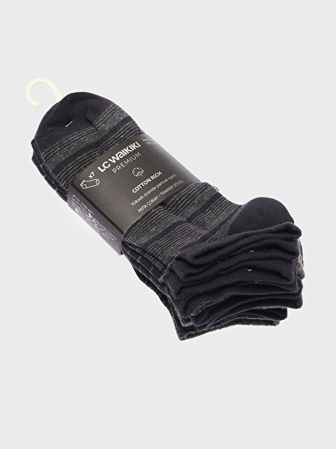 LCW ACCESSORIES Chaussettes d'entraînement à motifs pour Hommes Lot de 7 pièces - S4HK39Z8-CRP