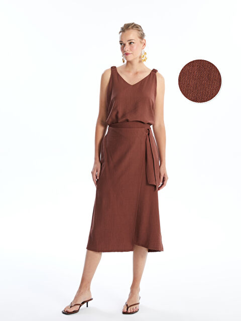 LCWAIKIKI Classic Elasticated Waist Slim Fit Women's Skirt - S4HK51Z8-HHA