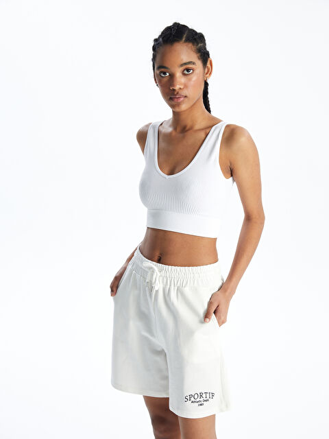 XSIDE ACTIVE V Yaka Düz Seamless Kadın Spor Büstiyer - S4HK88Z8-Q6K