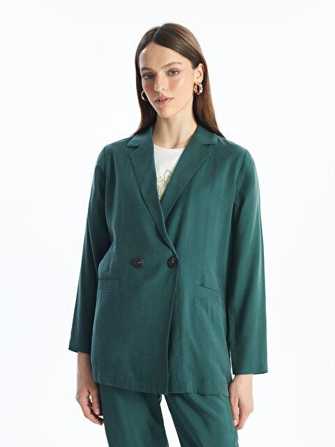 LCWAIKIKI Classic جاكيت نسائي سادة بأكمام طويلة - S4HL02Z8-HSC