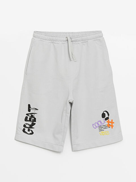 LCW Kids شورت للأولاد بوسط مرن وقصة واسعة - S4HL96Z4-G4K