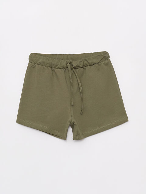 LCW ECO Beli Lastikli Basic Kız Çocuk Şort - S4HO34Z4-GMZ