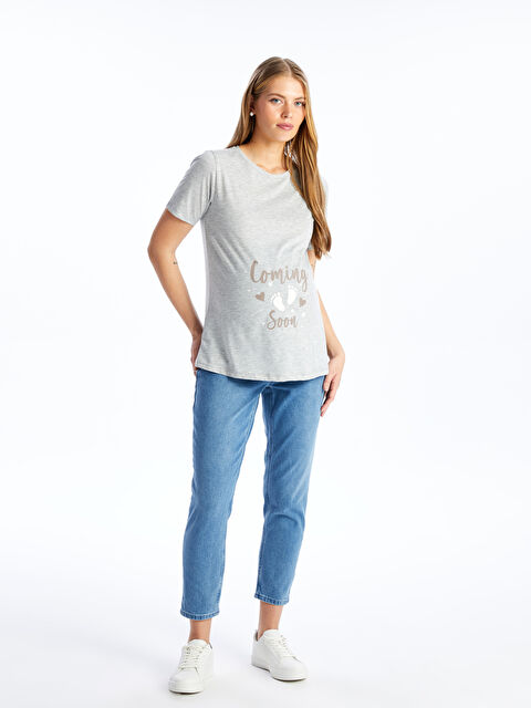 LCWAIKIKI Maternity Karın Panelli Mom Fit Hamile Jean Pantolon - S4HQ95Z8-LR1