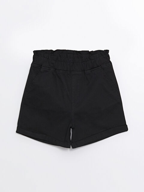 LCW Kids Girls' Shorts with Elastic Waist - S4HR84Z4-CVL