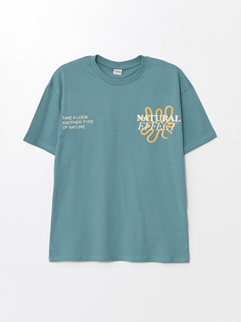 LCW Kids Oversize Crew Neck Boys' T-Shirt - S4HS52Z4-GTK