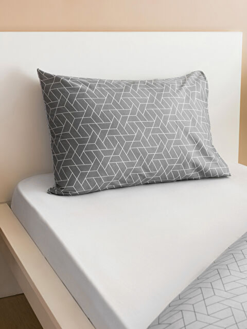 LCW HOME Geometrik Desenli Yastık Kılıfı 2'li 50x70 cm
