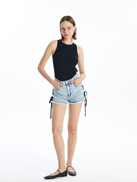 LCW Jeans Standart Fit Kadın Jean Şort - S4HY20Z8-311