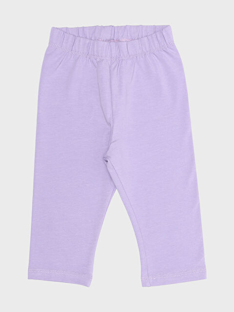 LCW Kids ليجنز أساسي للبنات الصغيرات بخصر مطاطي - S4I076Z1-FKW