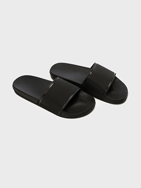 LCW STEPS سليبر شريط واحد سادة للرجال - S4I240Z8-HUC