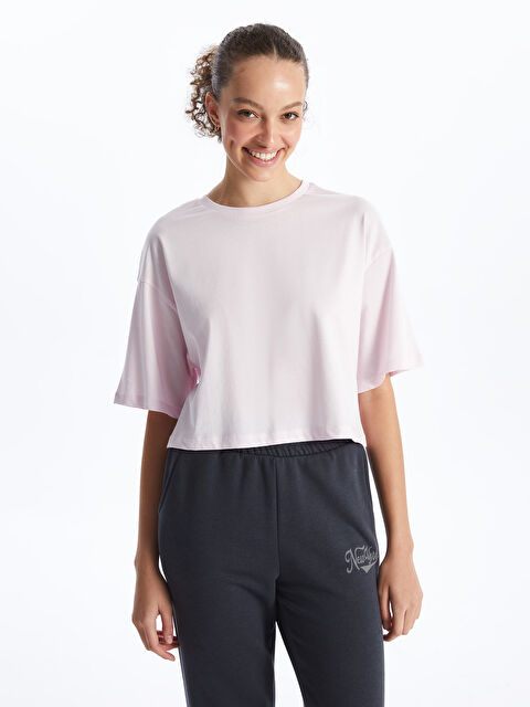 XSIDE Žena RUŽIČASTA Kratki top/krop top - S4I929Z8-QWM