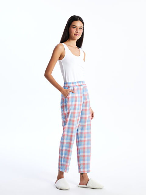 LC WAIKIKI Beli Lastikli Desenli Kadın Pijama Altı - S4IA49Z8-M0T