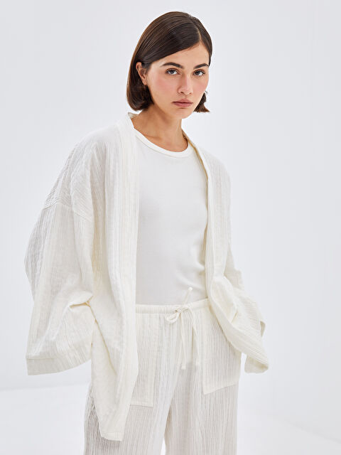 LCW Vision Şal Yaka Kadın Kimono - S4IA72Z8-R9J