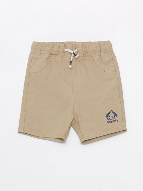 LCW ECO Beli Lastikli Erkek Bebek Şort - S4IB19Z1-Y0T