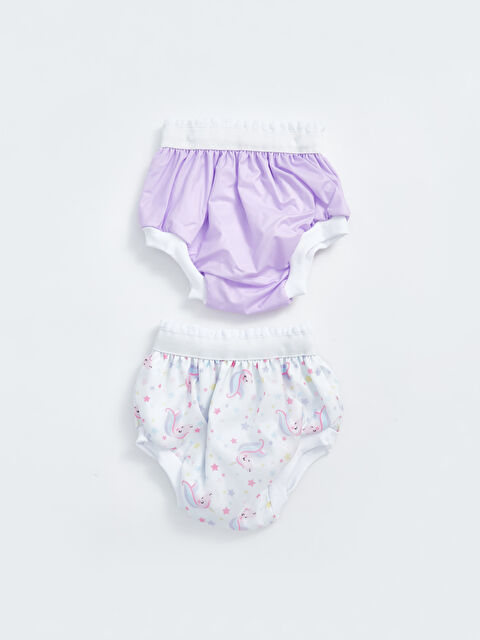 LCW baby Elastični struk Gaćice za navikavanje za devojčice 2-pakovanja - S4ID39Z1-LRA