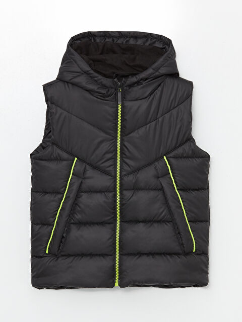 LCW Kids Kapüşonlu Erkek Çocuk Şişme Yelek - S4ID54Z4-CVL