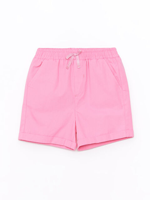 LCW ECO Beli Lastikli Basic Kız Çocuk Şort - S4IF59Z4-FNL
