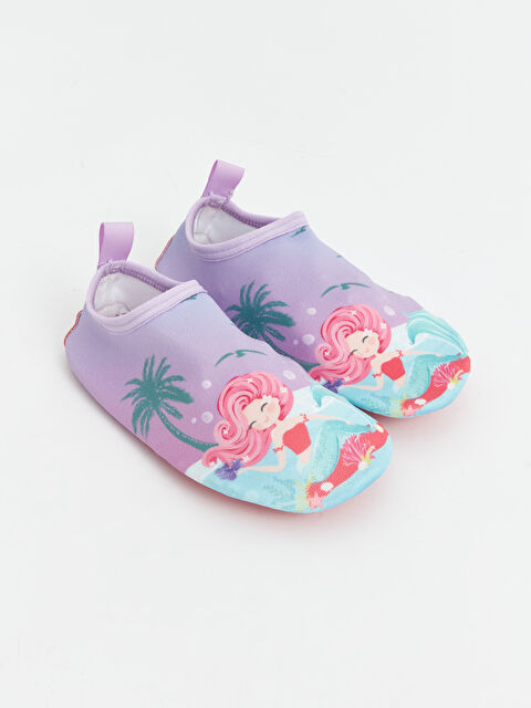 LCW STEPS Printed Girls' Aqua Shoes - S4IF78Z4-LT4