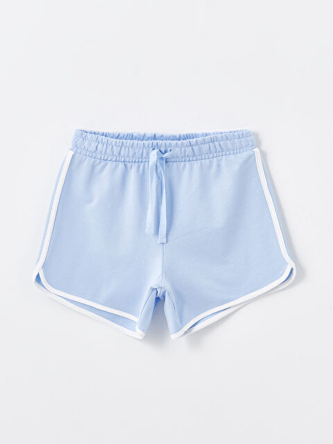 LCW Kids Beli Lastikli Kız Çocuk Şort