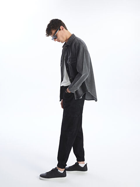 LCW Jeans 780 Jogger Erkek Kargo Jean Pantolon - S4IH32Z8-326