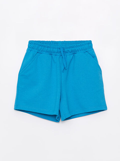 LCW ECO Beli Lastikli Basic Kız Çocuk Şort - S4IJ85Z4-VEE