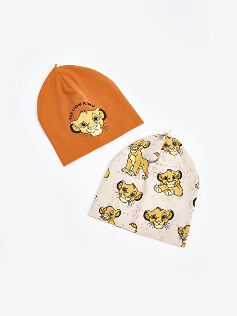LCW baby Aslan Kral Baskılı Erkek Bebek Bere 2'li - S4IK00Z1-QTU
