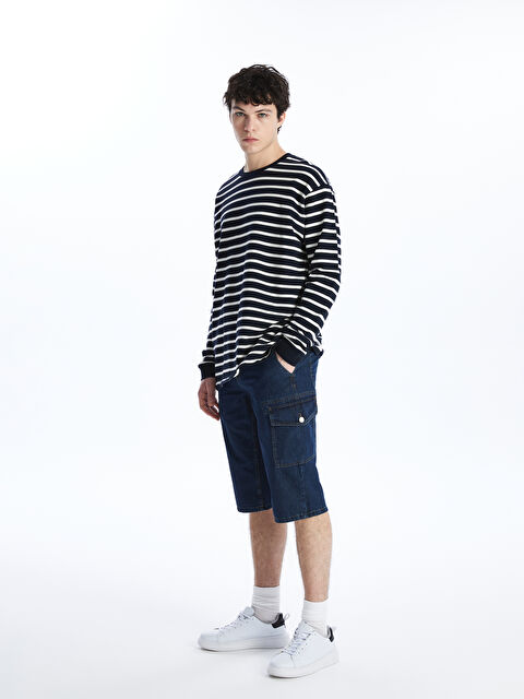 LCW Jeans Standart Kalıp Erkek Jean Bermuda