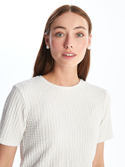 LCWAIKIKI Basic Crew Neck Plain Short Sleeve Women's T-Shirt - S4IM83Z8-FX7