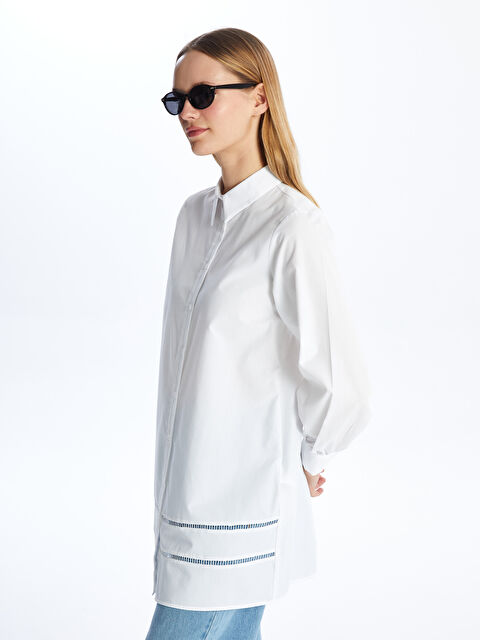 LCW Modest Plain Long Sleeve Women's Shirt Tunic - S4IO39Z8-Q6K