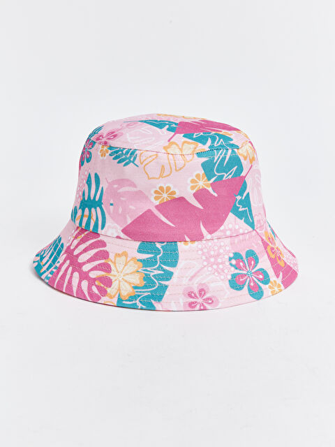 LCW ECO Desenli Kız Çocuk Bucket Şapka