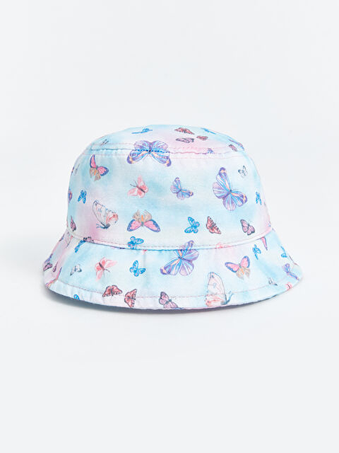 LCW ECO Baskılı Kız Çocuk Bucket Şapka - S4IO53Z4-F9C