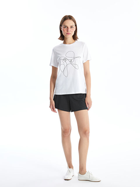 LCW Vision Kadın Beli Lastikli Düz Şort - S4IQ83Z8-HPL