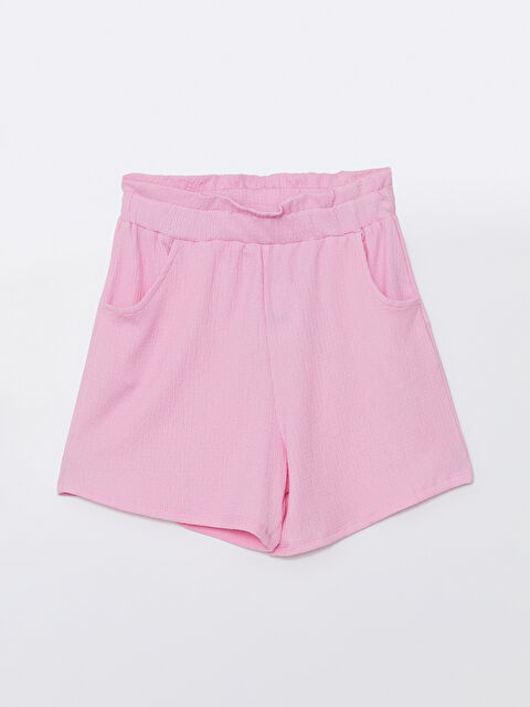 LCW Kids Beli Lastikli Kız Çocuk Şort - S4IR92Z4-QY8