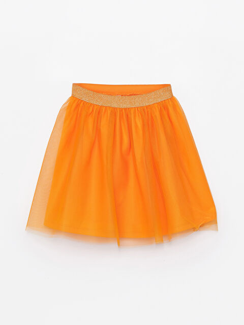 LCW Kids Beli Lastikli Kız Çocuk Tütü Etek - S4IT00Z4-FJD