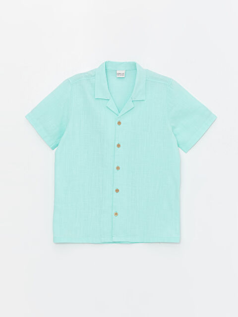 LCW ECO Basic Short Sleeve Boys' Shirt - S4IT75Z4-VVP