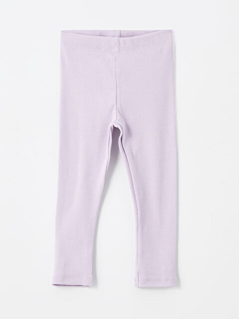 LCW Kids Beli Lastikli Çizgili Kız Çocuk Tayt - S4IU27Z1-G0W