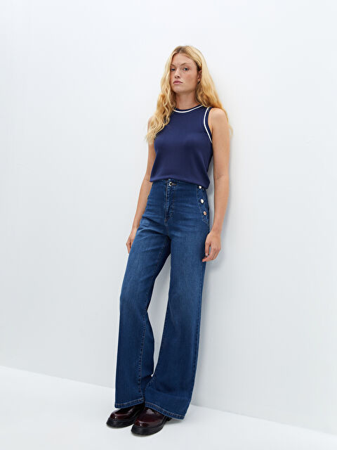 LCW Jeans Wideleg Women's Jeans - S4IU70Z8-507