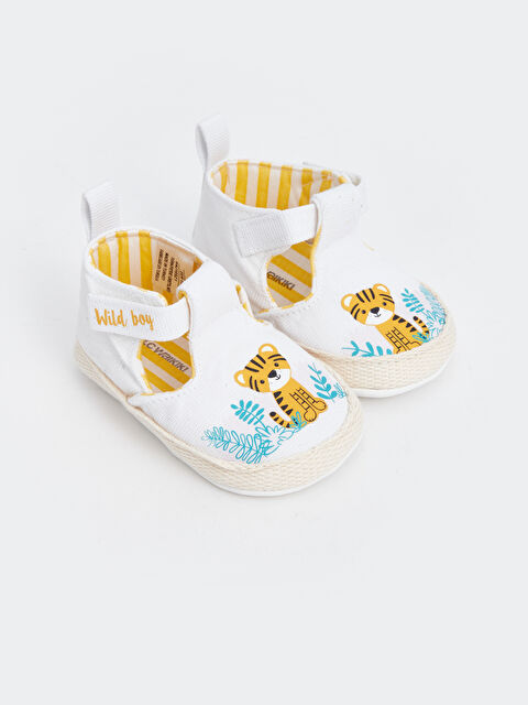 LCW STEPS أحذية عربة أطفال مطبوعة للأولاد الرضع - S4J103Z1-QVK