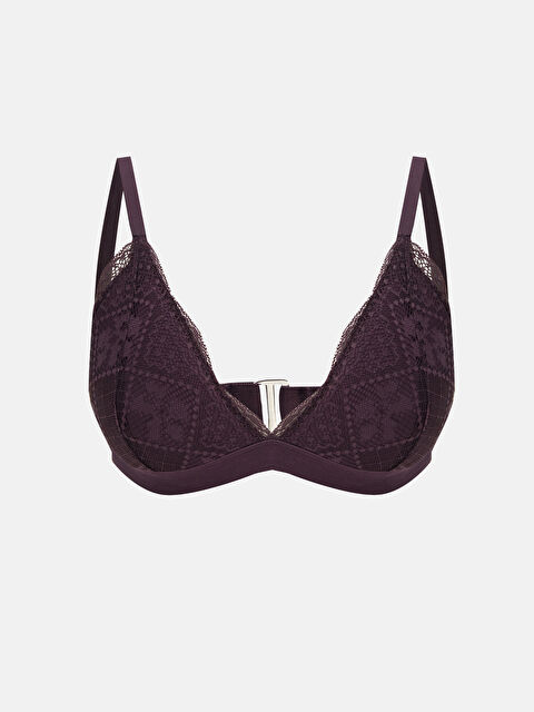 LCW ECO Balenli Dolgusuz Dantelli Balkonet Sütyen - S4J253Z8-JRQ