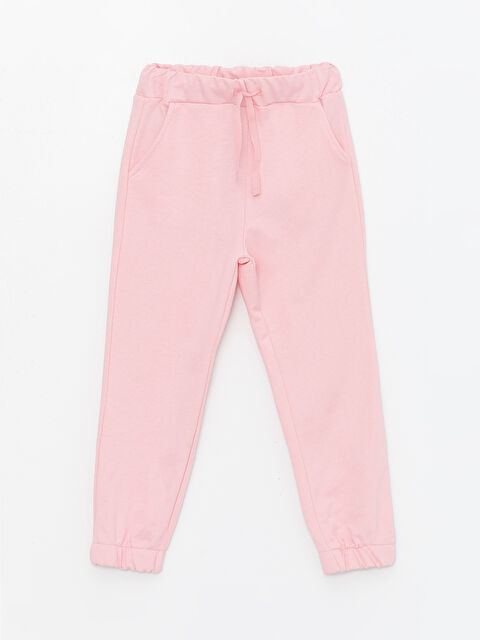 LCW ECO Pantalons de survêtement jogger basiques à taille élastiquée pour Filles - S4J447Z4-CVH