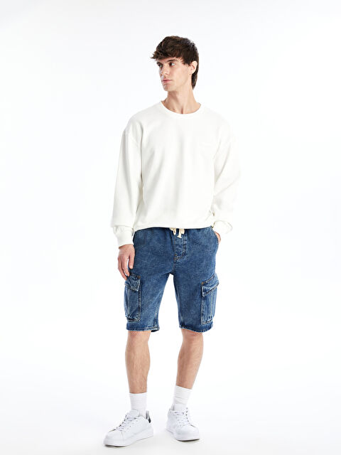 LCW Jeans Standard Fit Men's Denim Shorts - S4J457Z8-H45